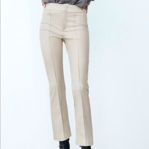 COPY - Zara Vegan Leather Mini Flare Leggings
